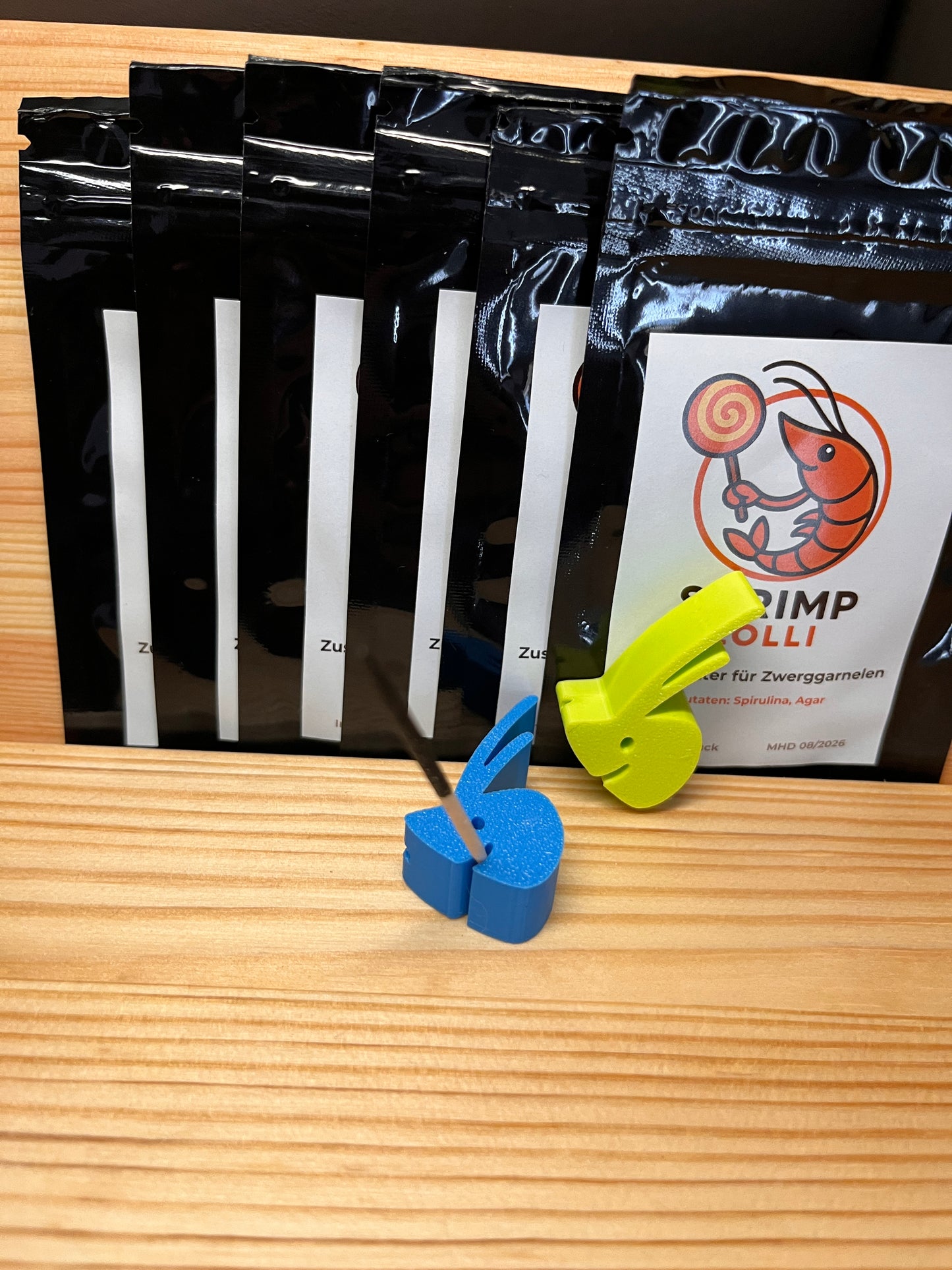 Shrimp Lolli 6er Set mit 2 SHRIMPYS Lolli Haltern