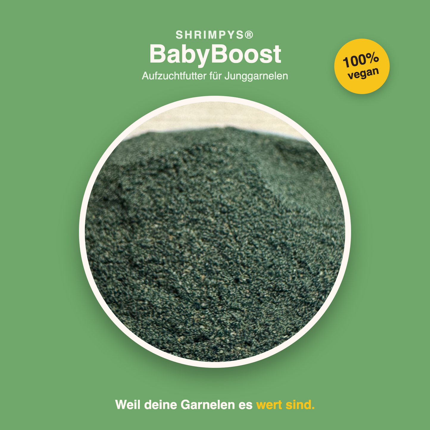 SHRIMPYS® Futter-Set Plus – 6 Sorten mit BabyBoost