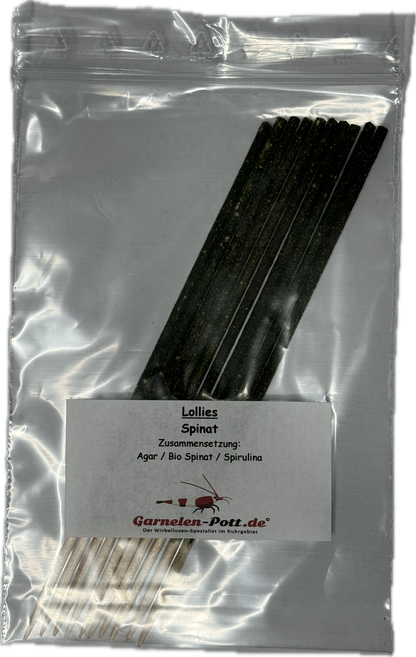 Spinat Shrimp-Lollies - 10er Pack