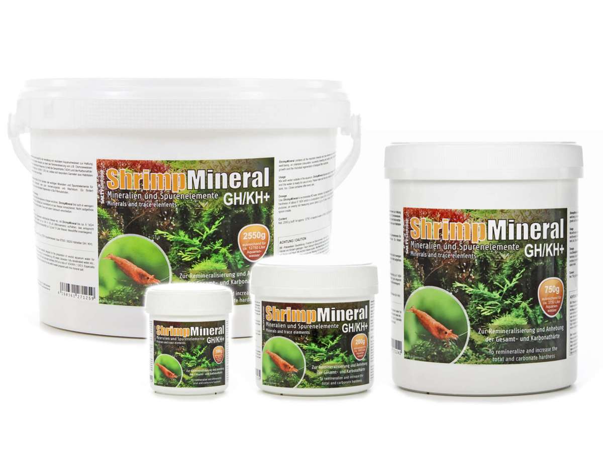 SaltyShrimp Shrimp Mineral GH/KH+ Aufhärtesalz für Osmosewasser – Garnelen-Pott.de Essen