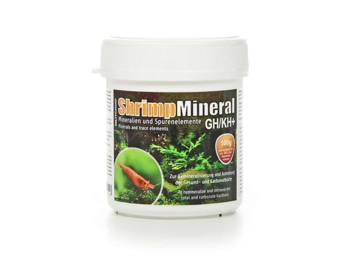 SaltyShrimp Shrimp Mineral GH/KH+ 100 g Dose – Garnelen-Pott.de Essen