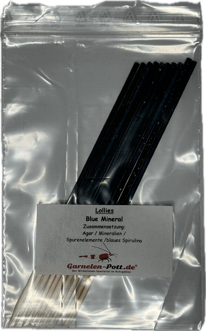 Blue Mineral Shrimp Lollies von SHRIMPYS® – erprobt in 75 Aquarien direkt aus dem Ruhrpott Essen