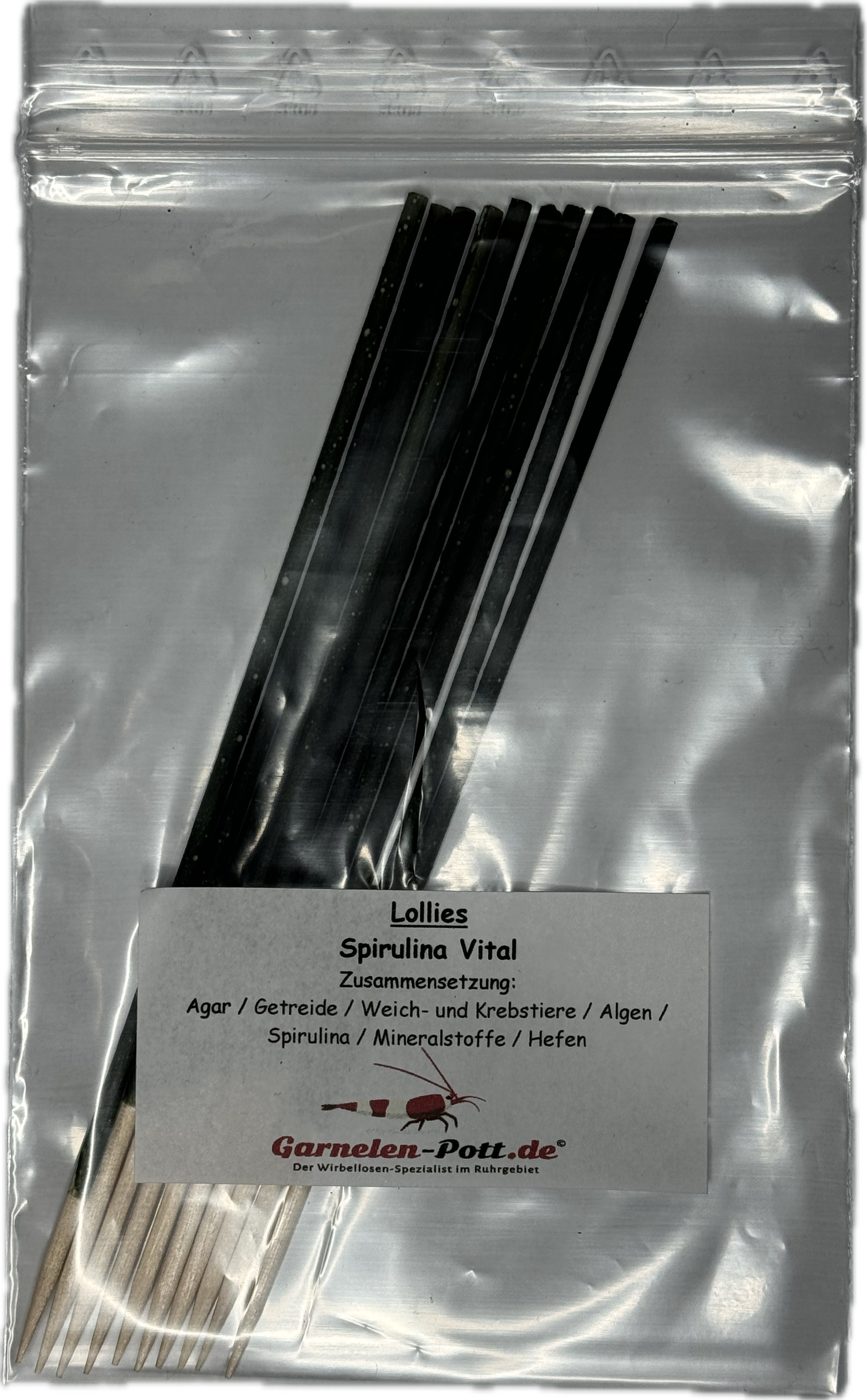 Spirulina Shrimp Lollies von SHRIMPYS® – erprobt in 75 Aquarien direkt aus dem Ruhrpott Essen